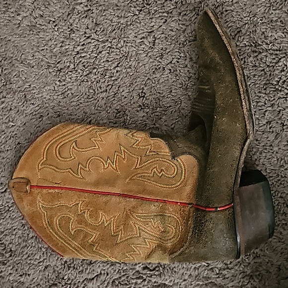 Justin Boots Suede Leather - Picture 12 of 15